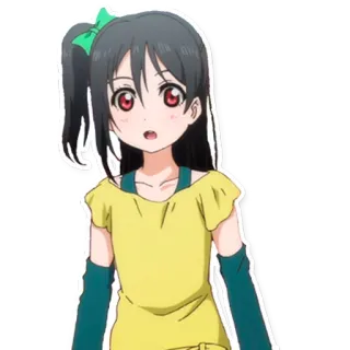 🌲 Yazawa Nico Love Live! Anime, Idol, Escola, Menina, Fofo, Desenho animado telegram sticker