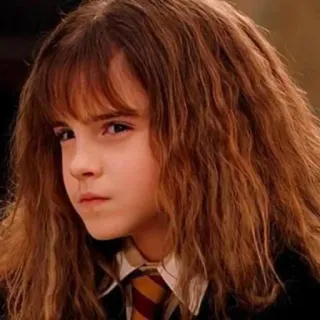 🌟 Hermione Granger Harry Potter Hermione Granger, Harry Potter, magicien, magie, Emma Watson, sorcière whatsapp sticker