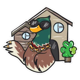 Quack-Quack by @zeligen7 telegram stickers