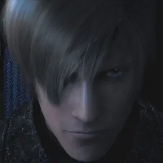 😏 Leon S. Kennedy Resident Evil resident evil, видеоигра, персонаж, леон кеннеди telegram sticker