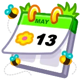 Desk Calendar by @GiftChanges telegram stickers