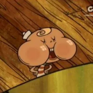 😊 Chowder Kreskówka, Postać, Chowder, Śmieszne, Jedzenie, Animacja, Nickelodeon telegram sticker