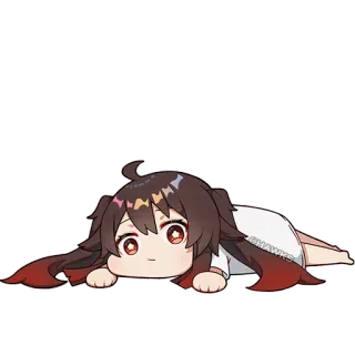 😐 Hu Tao Genshin Impact Hu Tao, Genshin Impact, anime, character, video game telegram sticker