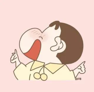 😄 Shin-chan Crayon Shin-chan การ์ตูน, อนิเมะ, เด็ก, น่ารัก, ตลก telegram sticker