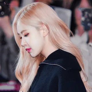 🍐 Rosé K-pop, Rose, Cantante, Ídolo, Blackpink, Celebridad, Persona, Mujer telegram sticker