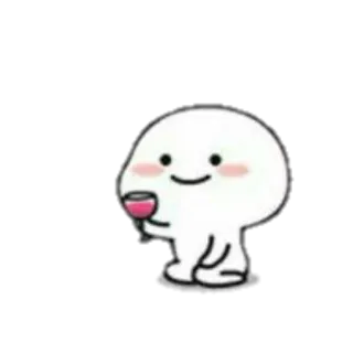 🍷 cartoon, cute, drink, wine, celebration telegram sticker