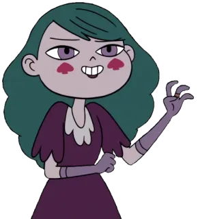 😛 Eclipsa Butterfly Star vs. the Forces of Evil Eclipsa, Star vs. the Forces of Evil, cartoon, character, woman telegram sticker