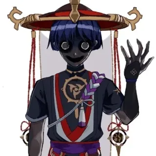 🤡 Scaramouche Genshin Impact スカラマシュ, 原神, アニメ, ゲームキャラクター telegram sticker