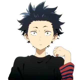 😕 anime, character, boy, animation telegram sticker
