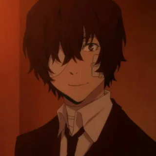 🌱 Osamu Dazai Bungou Stray Dogs アニメ, キャラクター, マンガ, 太宰, 文豪ストレイドッグス, 太宰治 telegram sticker