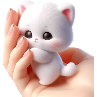 Пушистые ангелы @Nyasticks whatsapp stickers