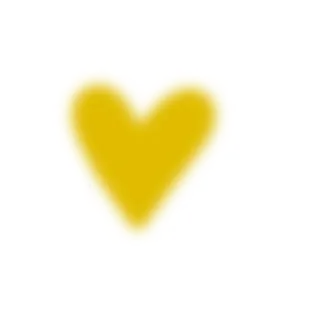 💛 corazón, amarillo, amor, símbolo, pegatina telegram sticker