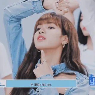 🌍 Lisa A little bit up. kpop, lisa, blackpink, taniec, zespół girlsband telegram sticker