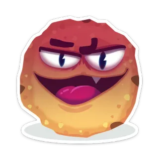 🤬 cartoon, monster, expression, sticker, funny, angry, creature telegram sticker