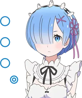😐 Rem Re:Zero Anime, Rem, Re:Zero, Maid, Carina telegram sticker