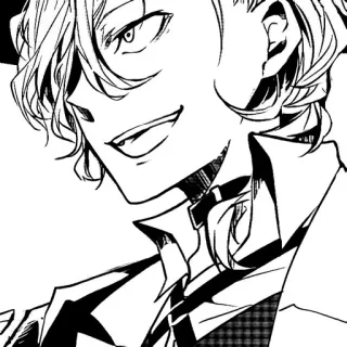 🐈 Chuuya Nakahara Bungou Stray Dogs Anime, Manga, Porträt, Charakter, BSD telegram sticker