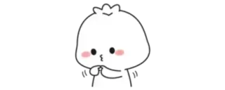 ✨ süß, kawaii, chibi, entzückend, sticker, flehend, ausdruck telegram sticker