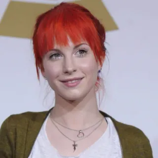 ❤️‍🔥 Hayley Williams Hayley Williams, Paramore, cantora, cabelo ruivo, celebridade, música telegram sticker