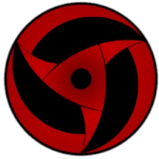 👀 Аниме, Глаз, Шаринган, Мангекё, Учиха, Наруто telegram sticker
