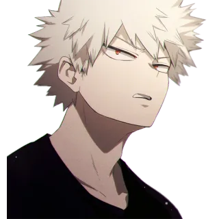 😒 Katsuki Bakugo My Hero Academia Anime, Boos, Bakugo, My Hero Academia, Held, Manga telegram sticker