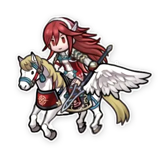 🐎 Cordelia Fire Emblem Cordelia, Fire Emblem, Rycerz Pegaza, Chibi, Anime, Gra wideo telegram sticker