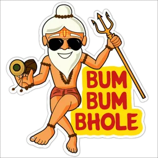 Cool Baba telegram stickers