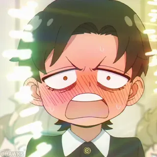 ⚜️ Damian Desmond Spy × Family Anime, Spy x Family, Damian Desmond, Cartoon telegram sticker