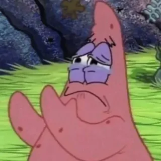 🤲 Patrick Star SpongeBob SquarePants telegram sticker