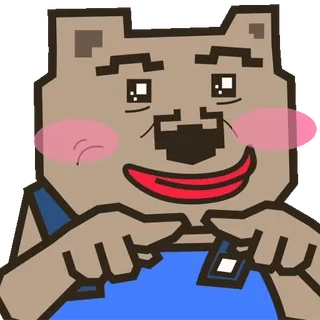🙈 หมี, สัตว์, การ์ตูน, น่ารัก, ตัวละคร whatsapp sticker