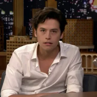 🌙 Cole Sprouse ator, celebridade, televisão, entretenimento, retrato telegram sticker