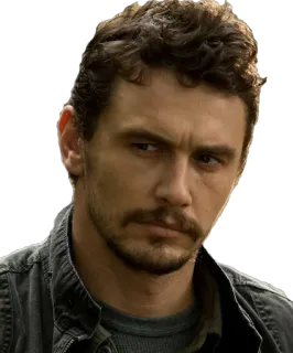 😒 James Franco attore, ritratto, celebrità, uomo, James Franco telegram sticker