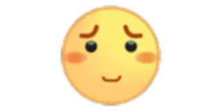 🙂 emoji, emoticon, smiley, face, happy, cute telegram sticker
