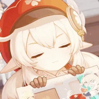 💗 Klee Genshin Impact 动漫, 游戏, 可莉, 原神, 可爱, 角色 telegram sticker