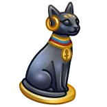 🎁 chat, égyptien, artefact, statue, ancien, égypte, bastet whatsapp sticker