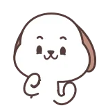😜 dog, cute, animal, puppy, sticker, cartoon telegram sticker