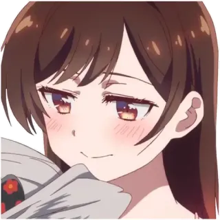 👼 Chizuru Ichinose Rent-A-Girlfriend Anime, Chizuru, Rent-a-Girlfriend, linda, chica, Manga telegram sticker