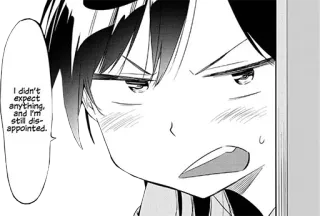 😤 I didn't expect anything, and I'm still disappointed. manga, anime, déçu, expression, portrait telegram sticker