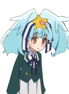 😐 Аниме, Девушка, Мультфильм, Персонаж telegram sticker