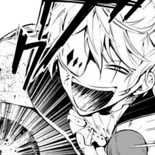 😊 anime, manga, anger, fighting, blood telegram sticker