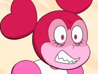😡 Spinel Steven Universe cartoon, animation, pink, angry, Spinel, Steven Universe whatsapp sticker