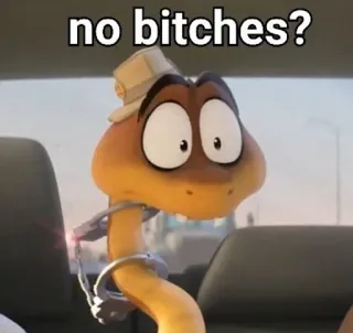 💀 no bitches? Meme, Lustig, Offensiv telegram sticker