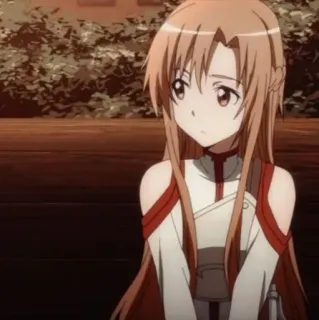🍂 Asuna Sword Art Online Anime, Karakter, Perempuan, Imut, Asuna, Sword Art Online whatsapp sticker