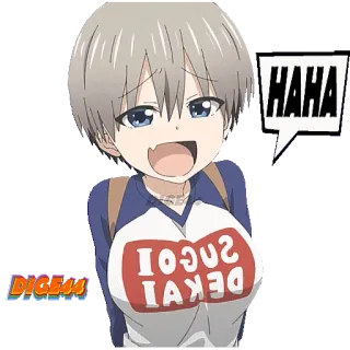 😂 HA HA anime, laughing, cute, girl, haha telegram sticker