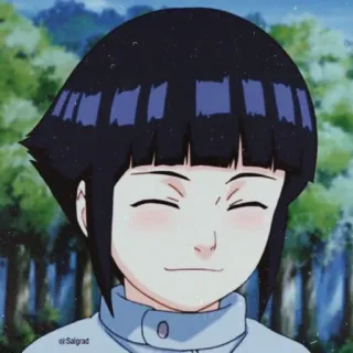 🙂 Hinata Hyuga Naruto Anime, Ragazza, Carina, Ninja, Byakugan telegram sticker