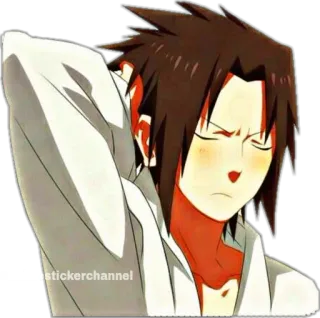 😳 Sasuke Naruto anime, manga, sasuke, naruto, character, japanese animation telegram sticker