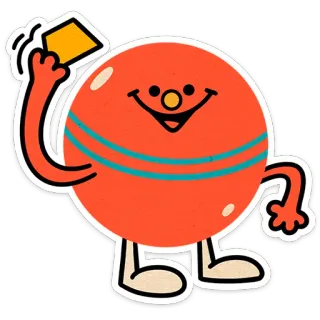 👋 karakter, stiker, kartun, ilustrasi telegram sticker