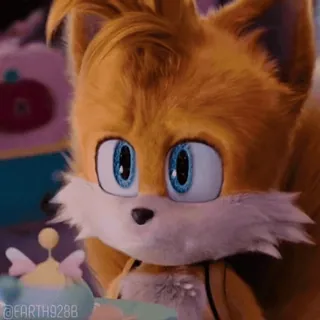 🤨 Tails @EARTH9288 Tails, Sonic the Hedgehog, Videospielcharakter, animiert, Fuchs, Freund telegram sticker