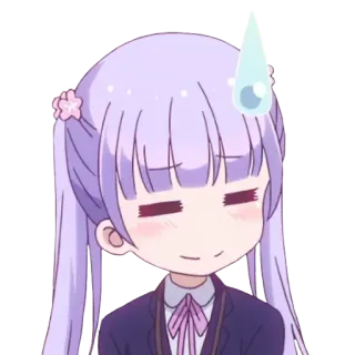 😅 Anime, Adesivo, Kawaii, Fofo, Garota, Desenho animado telegram sticker