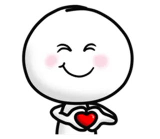 😆 amore, cuore, cartone animato, carino, amichevole, felice telegram sticker