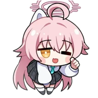 ❤ ちび, アニメ, 女の子, かわいい, キャラクター, ステッカー telegram sticker